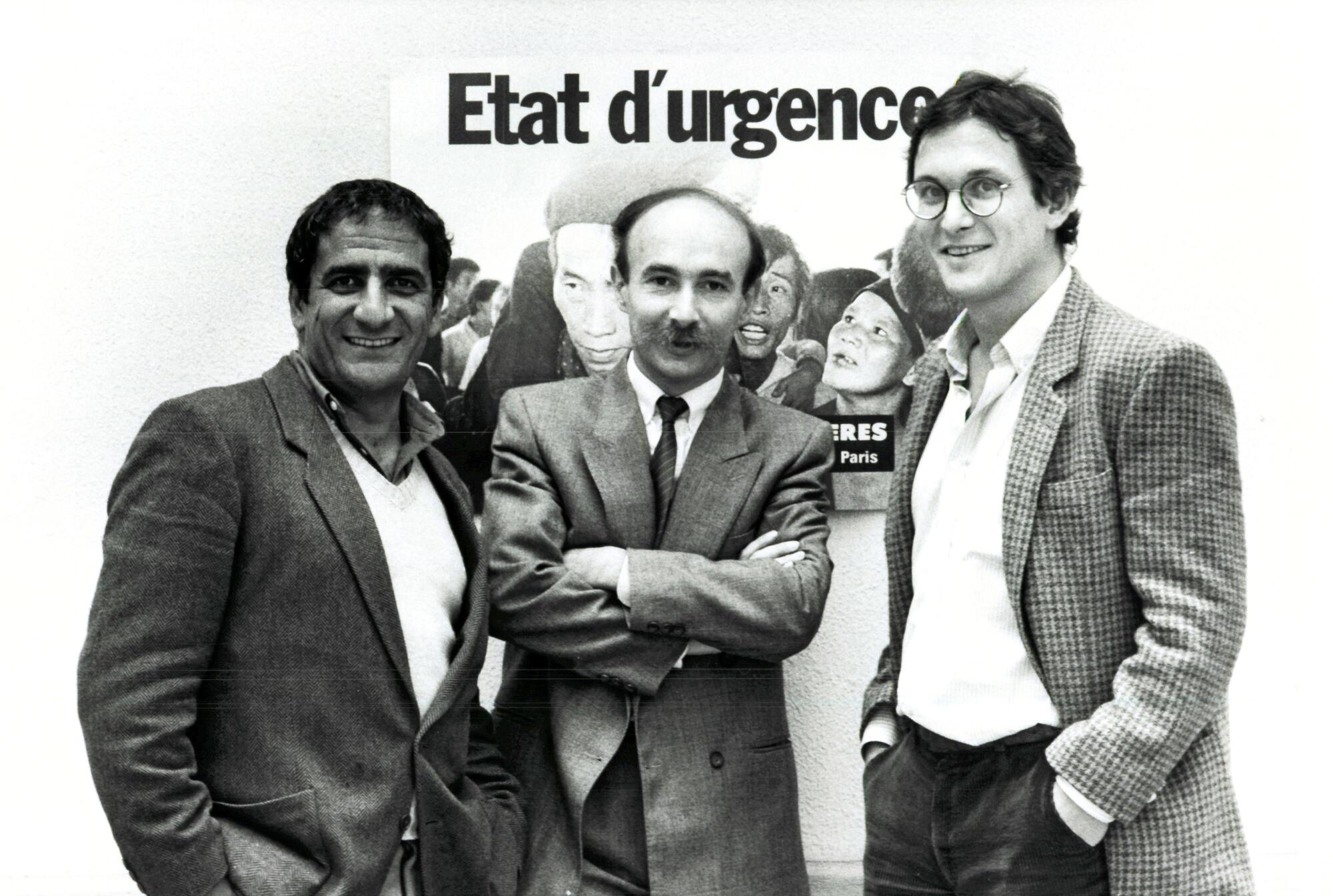 Image de 3 hommes en 1980