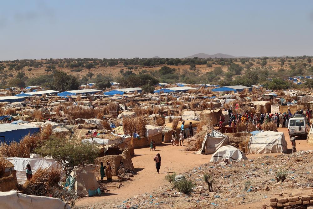 Vue du camp de réfugiés à Ourang, Tchad © Renaud Masbeye - MSF