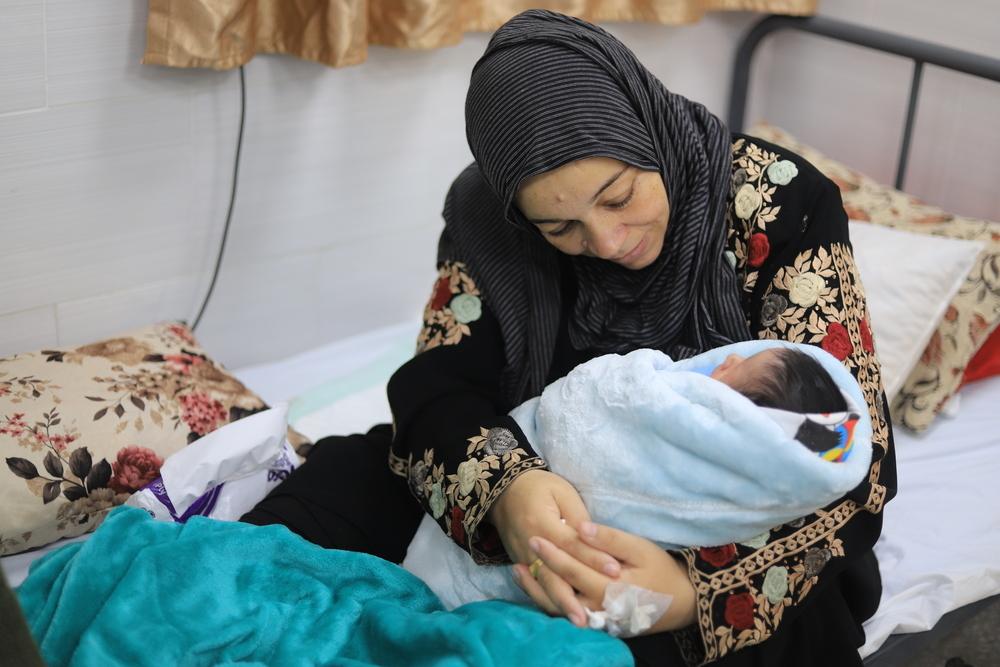 Rafah, southern Gaza: Displaced, pregnant, and living in a tent