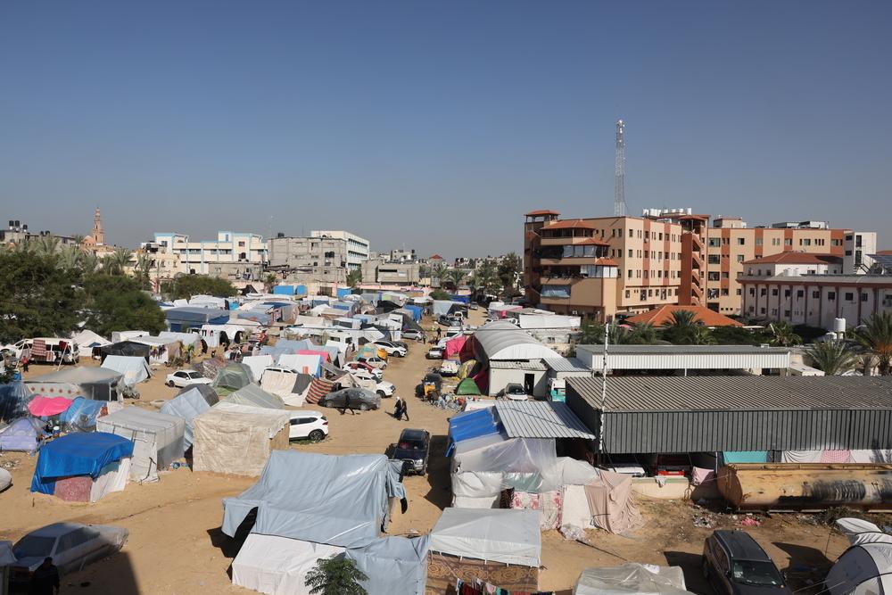 Les personnes déplacées forcées d'évacuer l'hôpital Nasser n'ont nulle part où aller