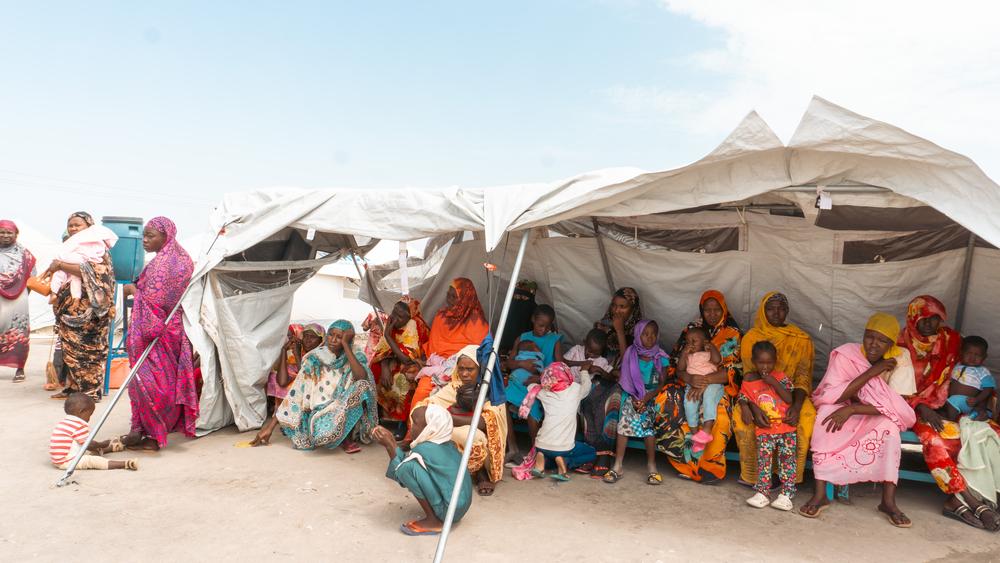 Fleeing conflict, hundreds of thousands face hardship and disease in overcrowded camps in White Nile State 