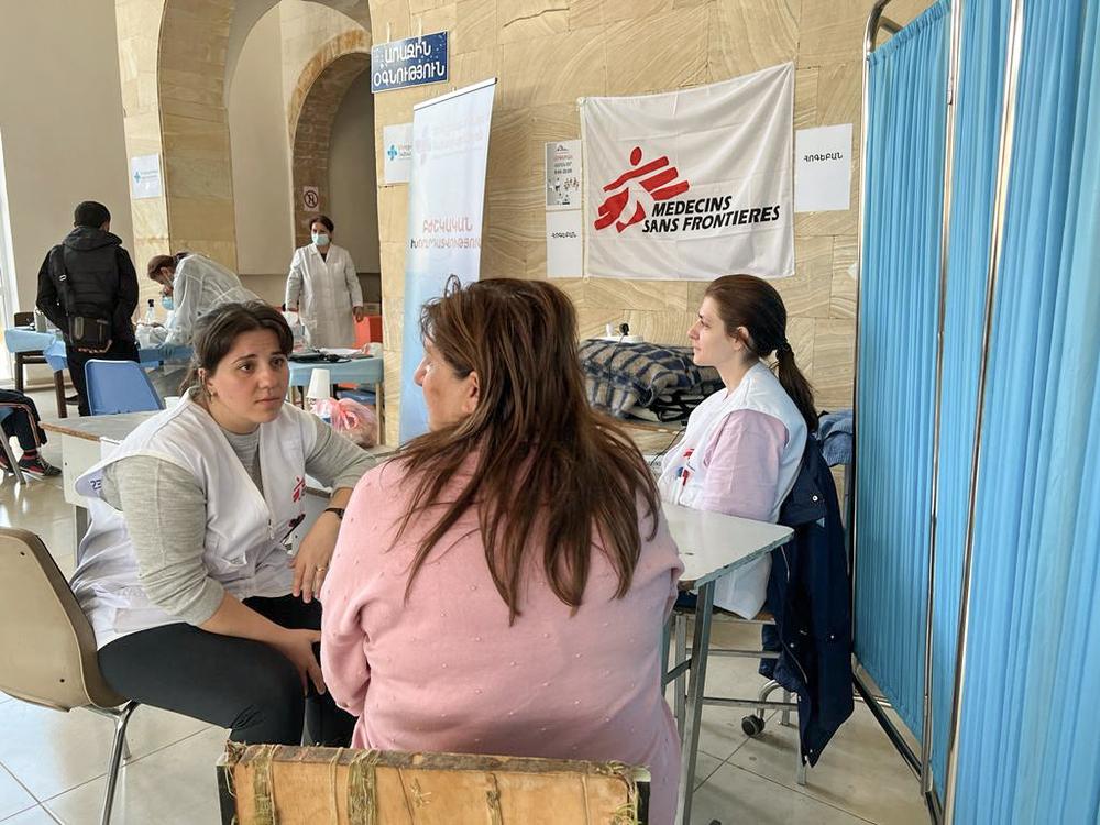 Des équipes MSF en soutien aux populations déplacées du Nagorno-Karabakh