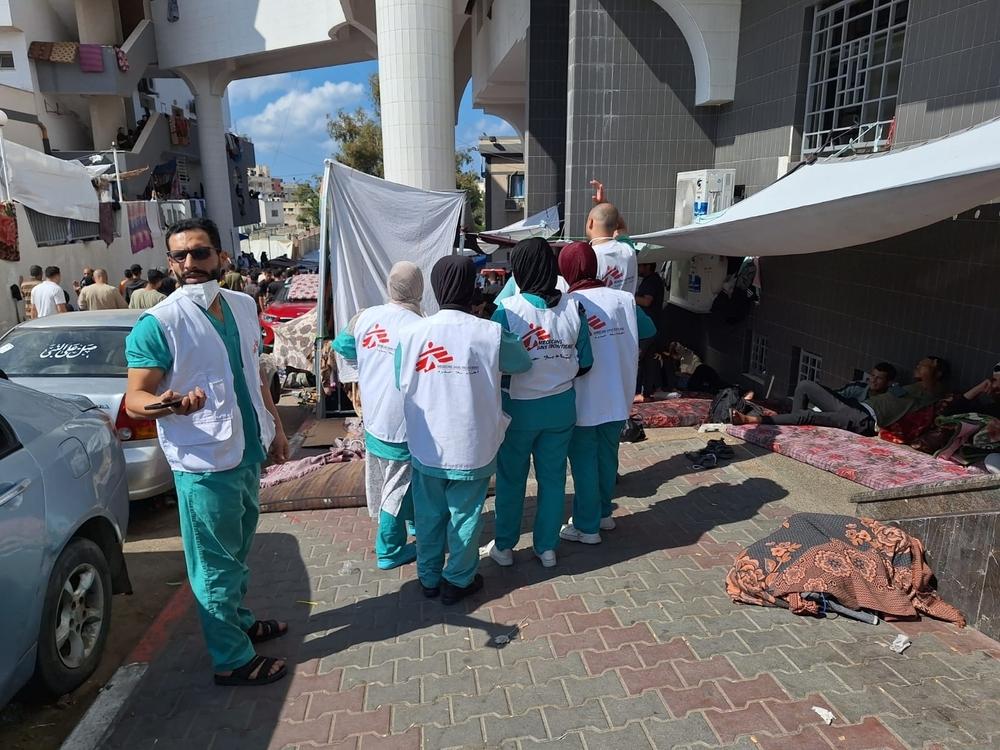 MSF's international staff have been able to leave the Gaza Strip