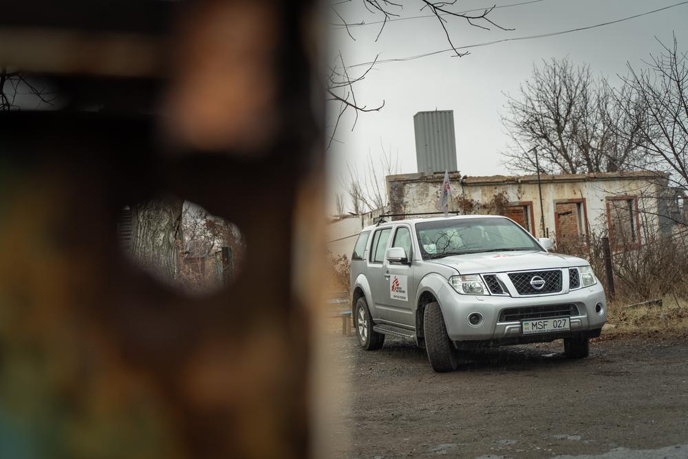 In 2019, MSF teams were providing medical care in the village of Opytne in eastern Ukraine (Image for illustration). 