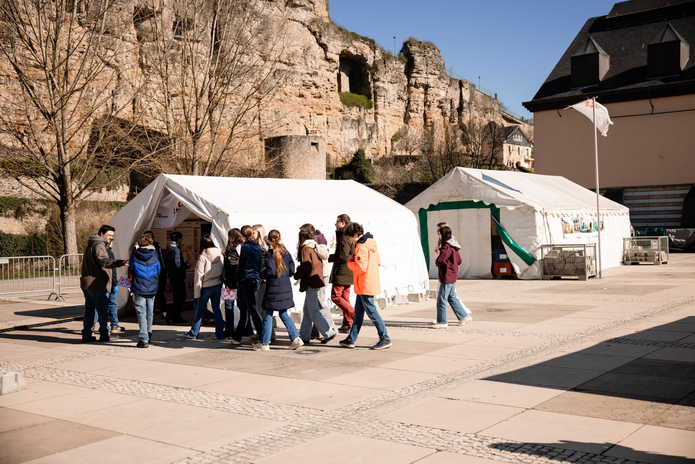 A year of MSF’s engagement with young people in Luxembourg